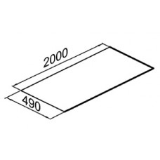 Плоский лист Gerard Sapphire, 2000*490 мм