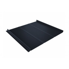 Кликфальц Line 0,5 Satin с пленкой на замках RAL 7024 мокрый асфальт