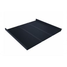 Фальц двойной стоячий Line 0,5 Satin с пленкой на замках RAL 7024 мокрый асфальт