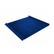 Кликфальц Line 0,5 Satin с пленкой на замках RAL 5005 сигнальный синий