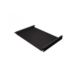 Кликфальц GL 0,5 GreenCoat Pural BT с пленкой на замках RR 32 темно-коричневый (RAL 8019 серо-коричневый)