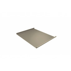 Фальц двойной стоячий 0,5 Satin с пленкой на замках RAL 1015 светлая слоновая кость