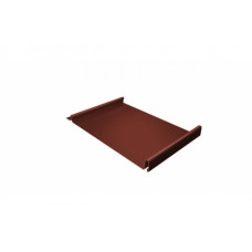 Кликфальц 0,45 Drap с пленкой на замках RAL 8004 терракота