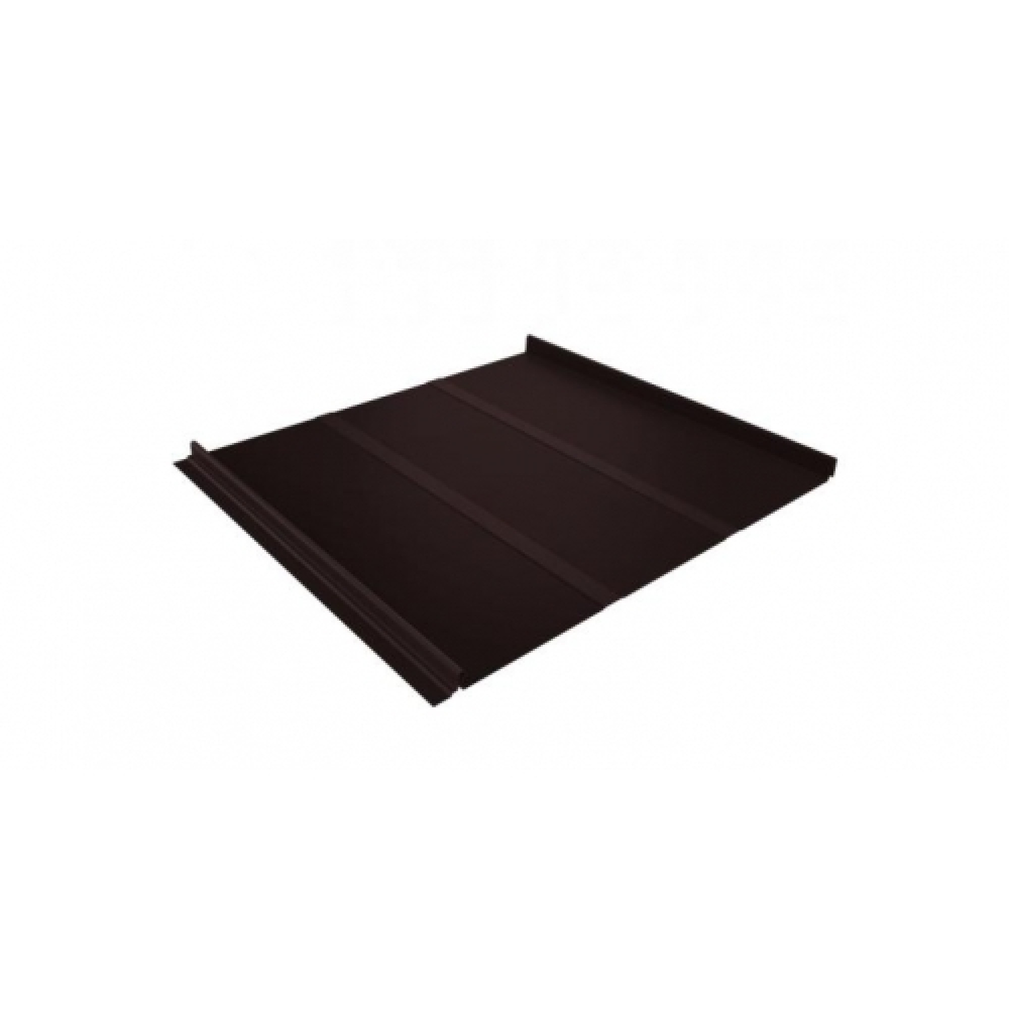 Кликфальц Line Grand Line 0,5 Rooftop Matte с пленкой на замках RAL 8017 шоколад