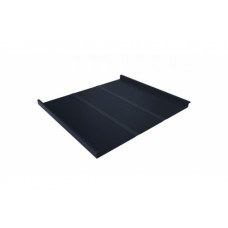 Фальц двойной стоячий Line 0,5 Rooftop Matte с пленкой на замках RAL 7024 мокрый асфальт