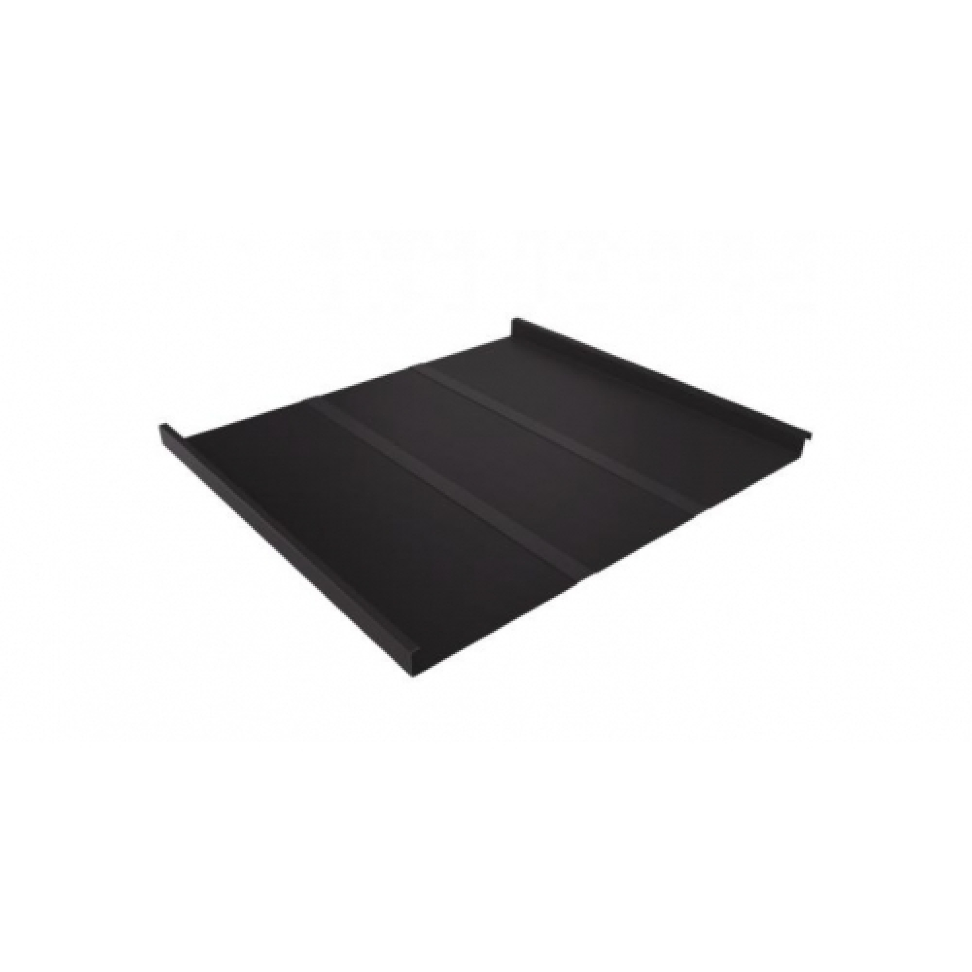 Фальц двойной стоячий Line Grand Line 0,5 GreenCoat Pural BT, matt RR 32 темно-коричневый (RAL 8019 серо-коричневый)