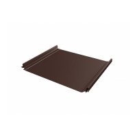 Кликфальц Pro 0,45 Drap с пленкой на замках RAL 8017 шоколад