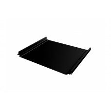 Кликфальц Pro 0,5 GreenCoat Pural BT, matt с пленкой на замках RR 33 черный (RAL 9005 черный)