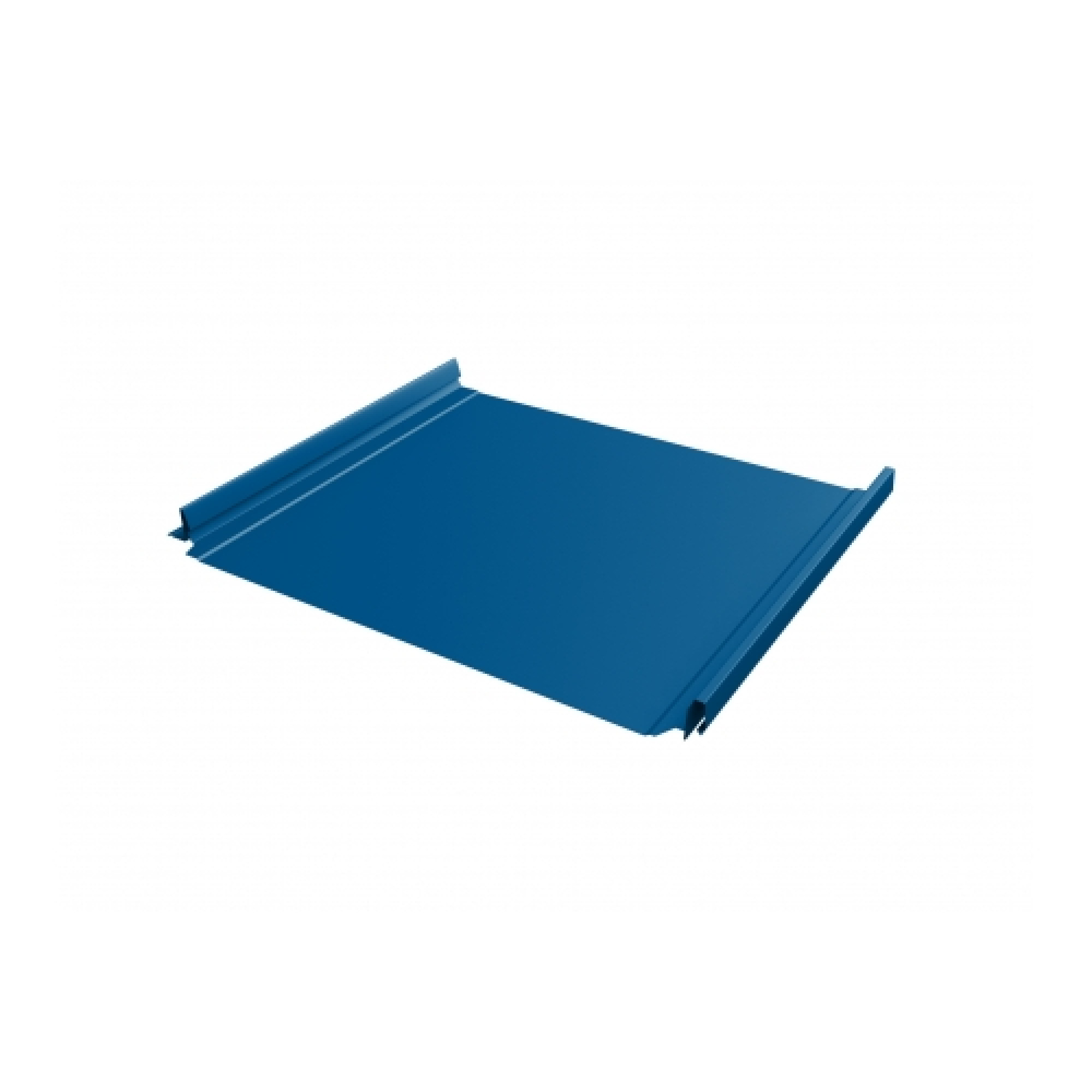Кликфальц Pro 0,5 Satin с пленкой на замках RAL 5005 сигнальный синий