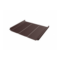 Кликфальц Pro Line 0,5 GreenCoat Pural BT с пленкой на замках RR 887 шоколадно-коричневый (RAL 8017 шоколад)