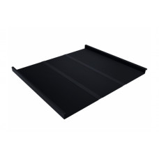 Фальц двойной стоячий Line 0,5 Rooftop Matte с пленкой на замках RAL 9005 черный