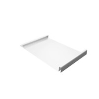 Кликфальц 0,45 Drap с пленкой на замках RAL 9003 сигнальный белый