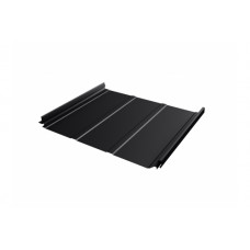 Кликфальц Pro Line 0,5 Satin Matt с пленкой на замках RAL 9005 черный