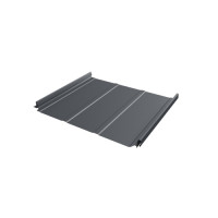 Кликфальц Pro Line 0,45 Drap ST с пленкой на замках RAL 7024 мокрый асфальт
