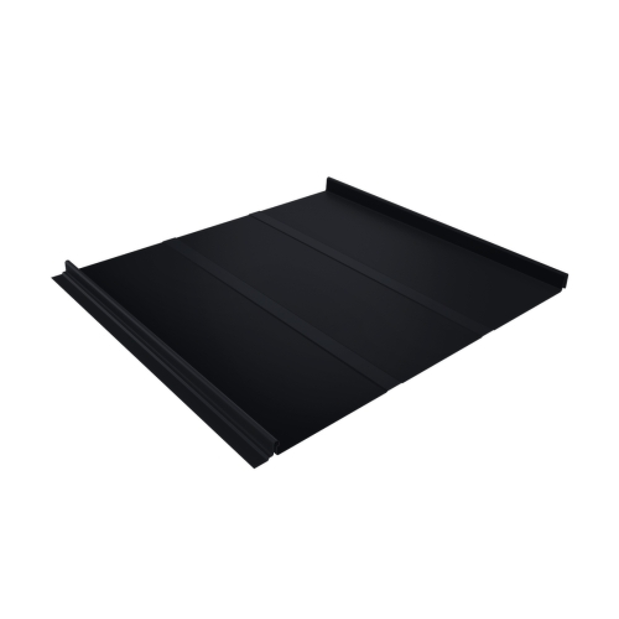 Кликфальц Line 0,45 Drap ST с пленкой на замках RAL 9005 черный