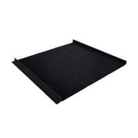 Кликфальц Line 0,45 Drap ST с пленкой на замках RAL 9005 черный