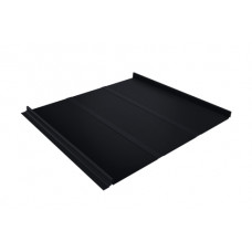 Кликфальц Line 0,45 Drap ST с пленкой на замках RAL 9005 черный