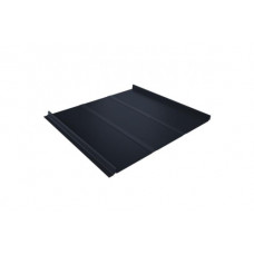 Кликфальц Line 0,5 GreenCoat Pural BT с пленкой на замках RR 23 темно-серый (RAL 7024 мокрый асфальт)
