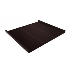 Фальц двойной стоячий Line 0,5 Satin Matt RAL 8017 шоколад