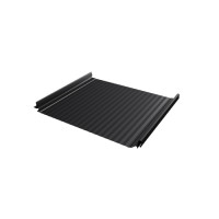 Кликфальц Pro Gofr 0,45 Drap ST с пленкой на замках RAL 9005 черный