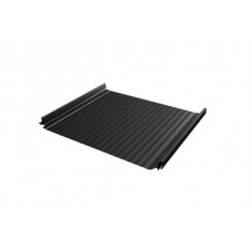 Кликфальц Pro Gofr 0,45 Drap ST с пленкой на замках RAL 9005 черный