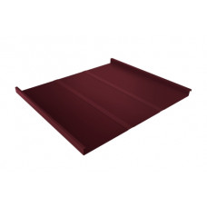 Фальц двойной стоячий Line 0,5 Satin Matt RAL 3005 красное вино