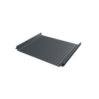 Кликфальц Pro Gofr 0,45 Drap ST с пленкой на замках RAL 7016 антрацитово-серый
