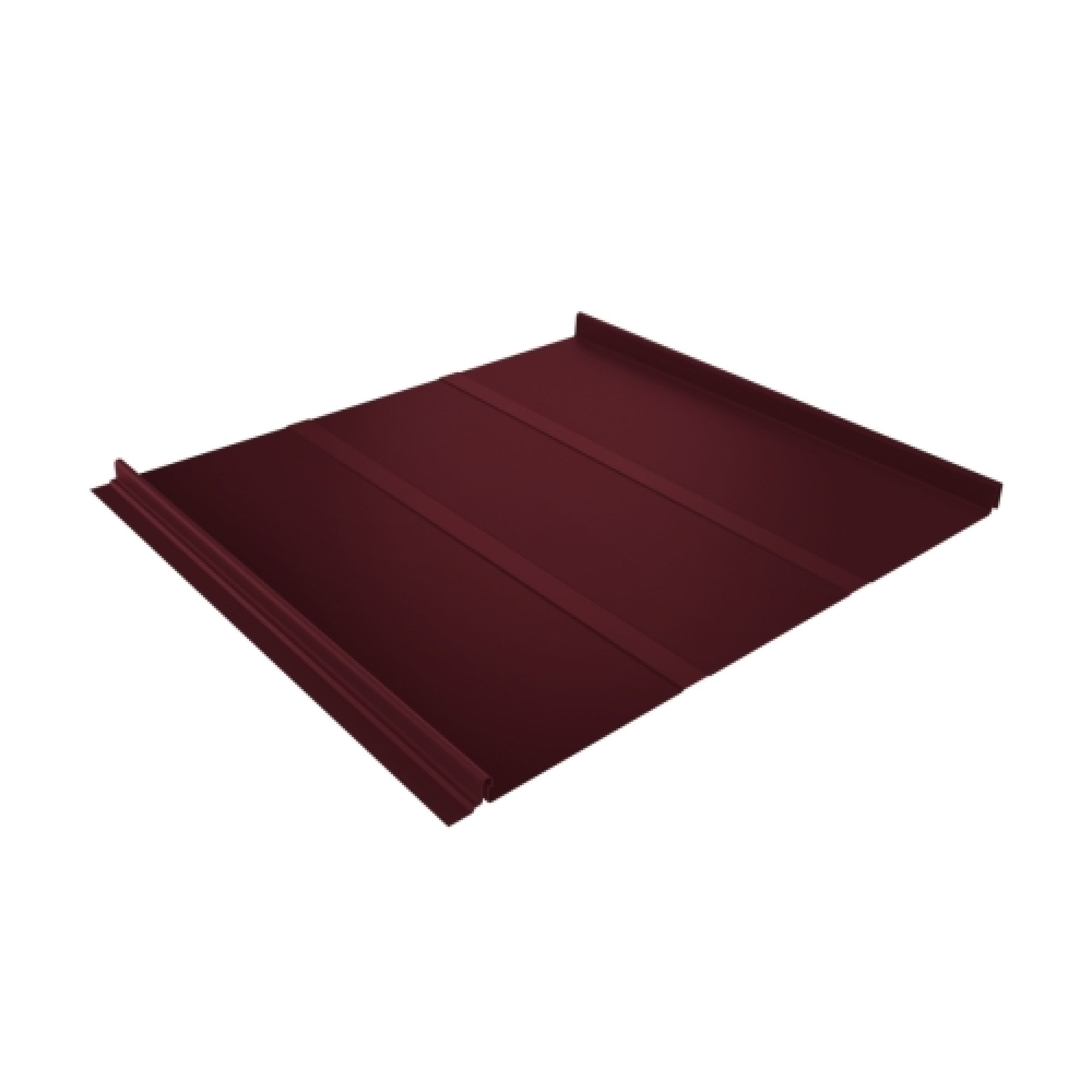 Кликфальц Line 0,5 Satin Matt RAL 3005 красное вино