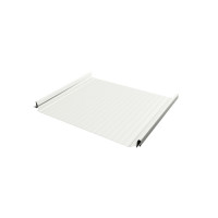 Кликфальц Pro Gofr 0,45 Drap с пленкой на замках RAL 9003 сигнальный белый
