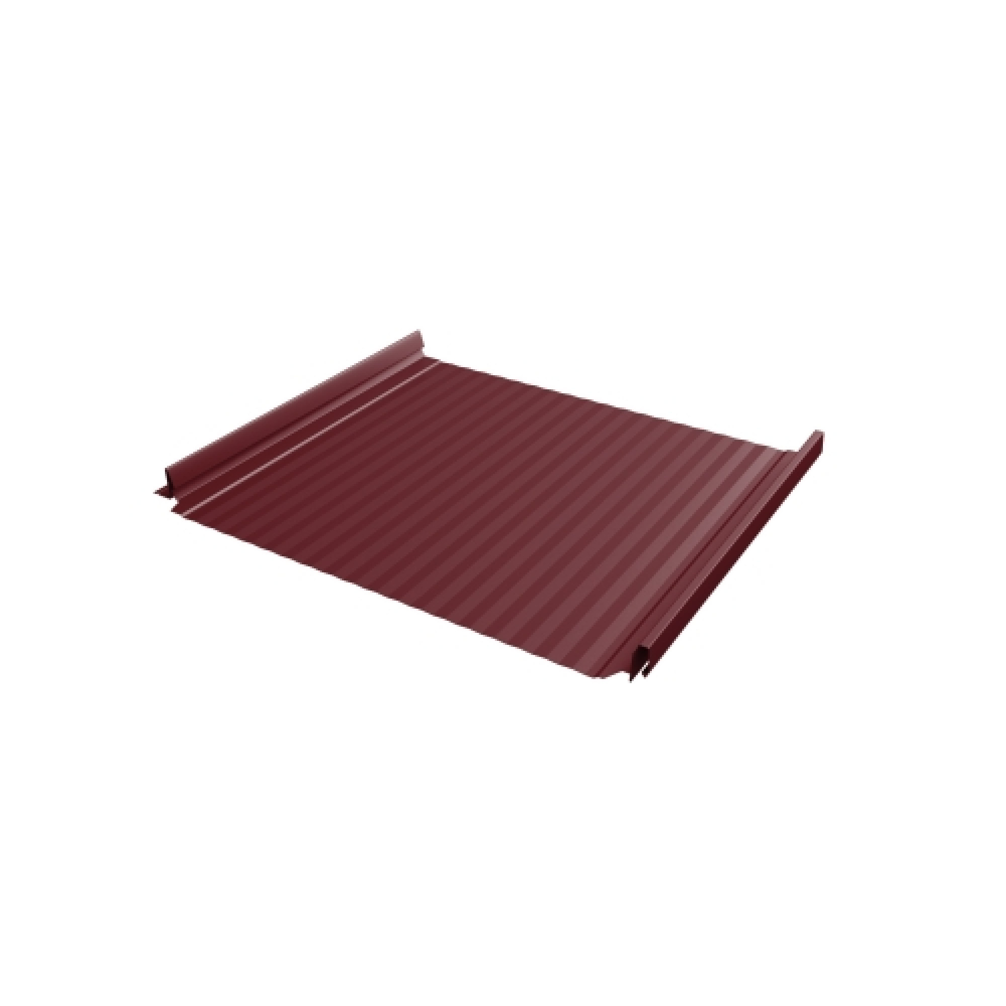 Кликфальц Pro Gofr 0,5 Drap с пленкой на замках RAL 3005 красное вино