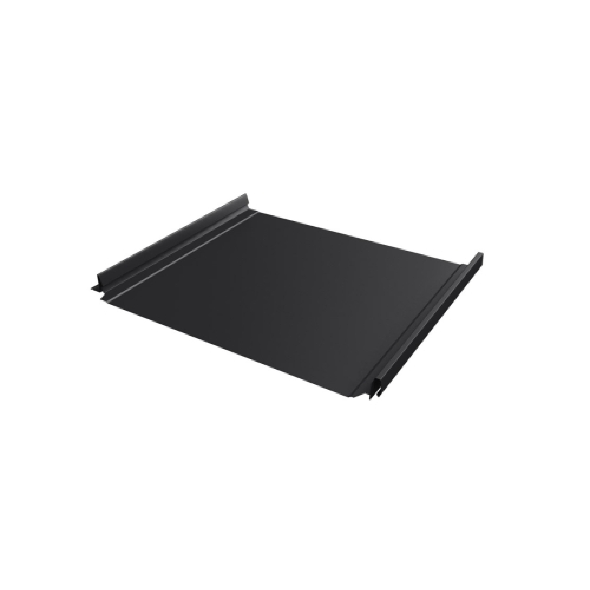 Кликфальц Pro 0,45 PE с пленкой на замках RAL 9005 черный