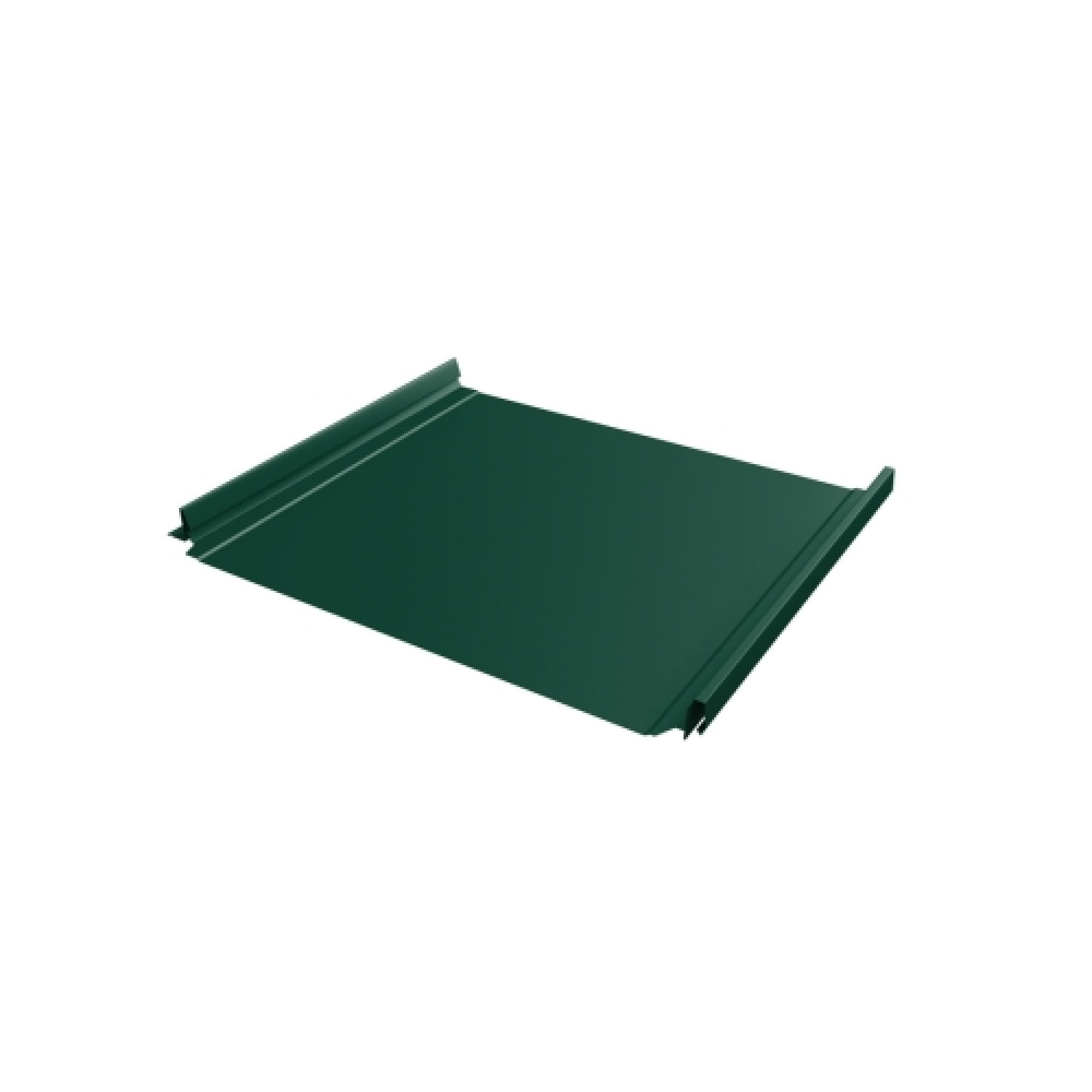 Кликфальц Pro 0,5 PurLite Matt с пленкой на замках RAL 6005 зеленый мох