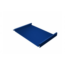 Кликфальц 0,5 Satin с пленкой на замках RAL 5005 сигнальный синий