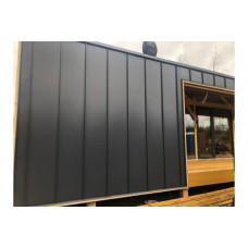 Кликфальц Pro Gofr 0,5 Satin RAL 7024 мокрый асфальт