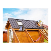 Кликфальц mini 0,45 Drap TX с пленкой на замках RR 32 темно-коричневый