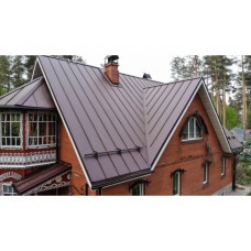 Фальц двойной стоячий Grand Line 0,5 Rooftop Matte RAL 8017 шоколад