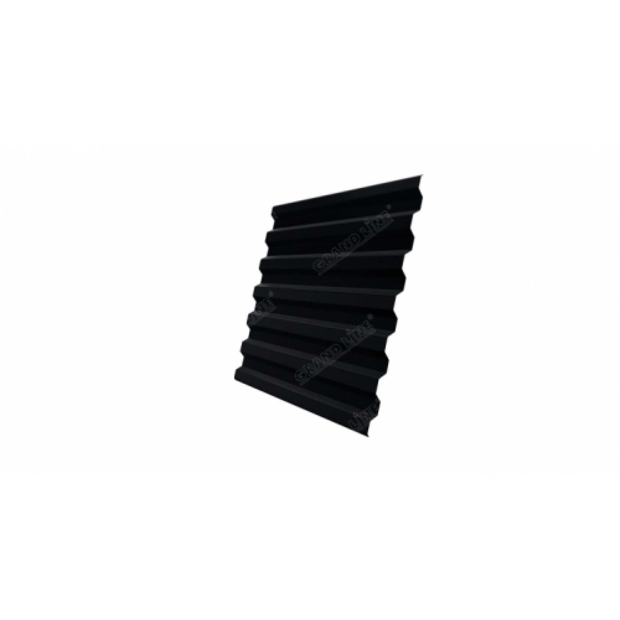 Профнастил С21R Grand Line 0,5 Quarzit lite RAL 9005 черный