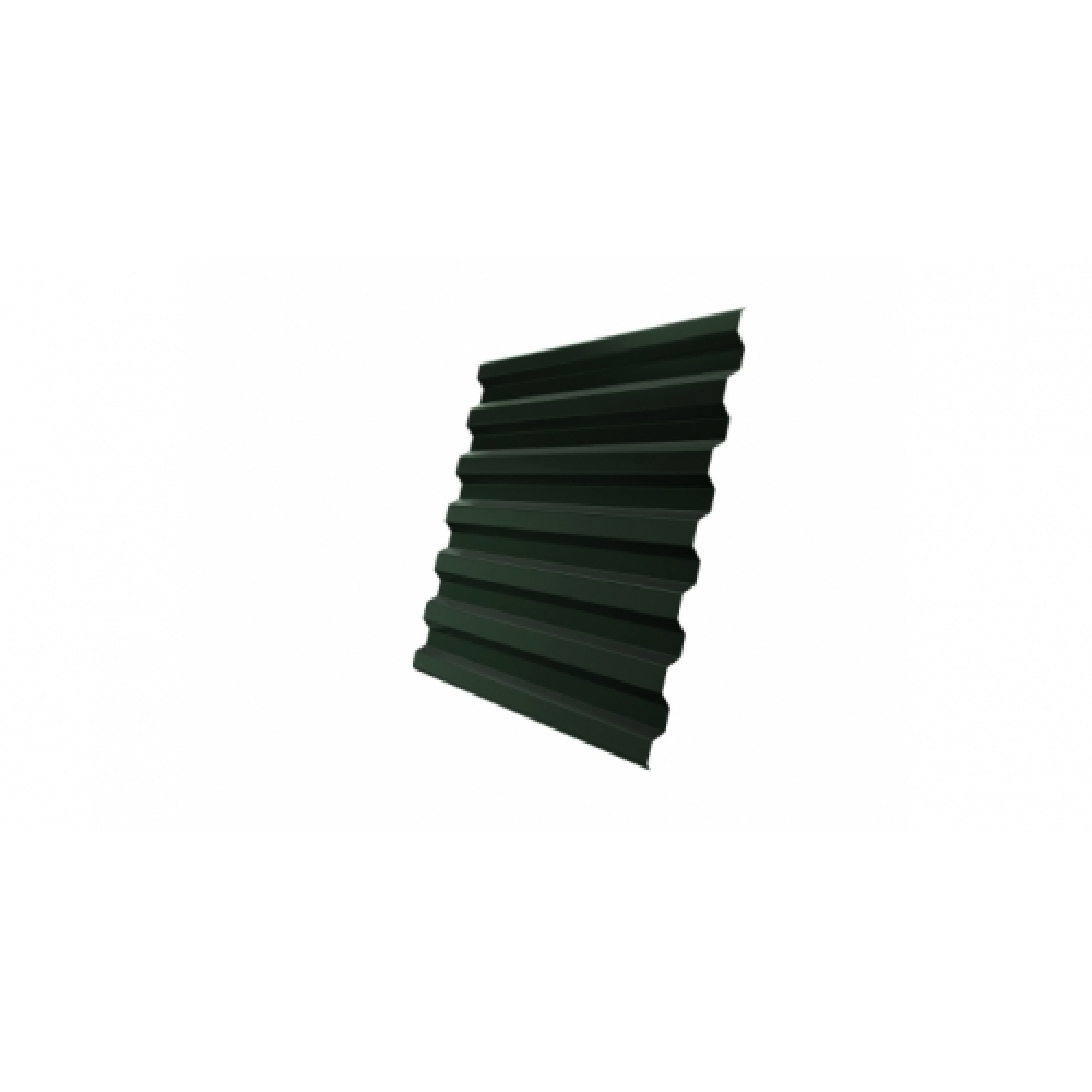 Профнастил С21R Grand Line 0,5 GreenCoat Pural BT, matt RR 11 темно-зеленый (RAL 6020 хромовая зелень)