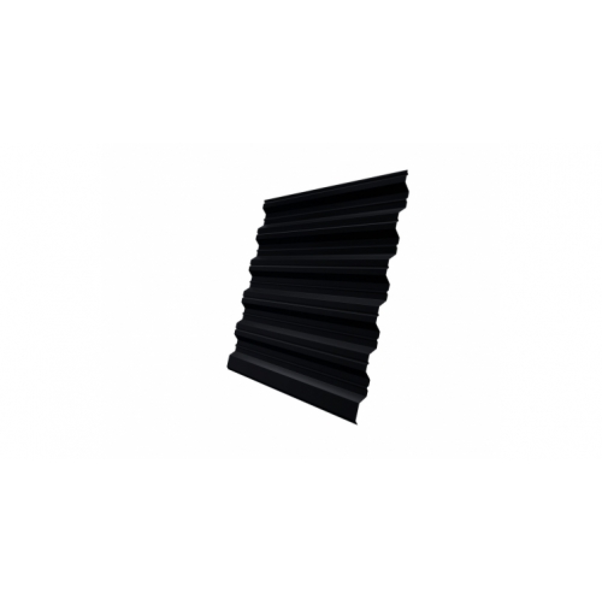 Профнастил HC35R 0,5 GreenCoat Pural BT, matt RR 33 черный (RAL 9005 черный)