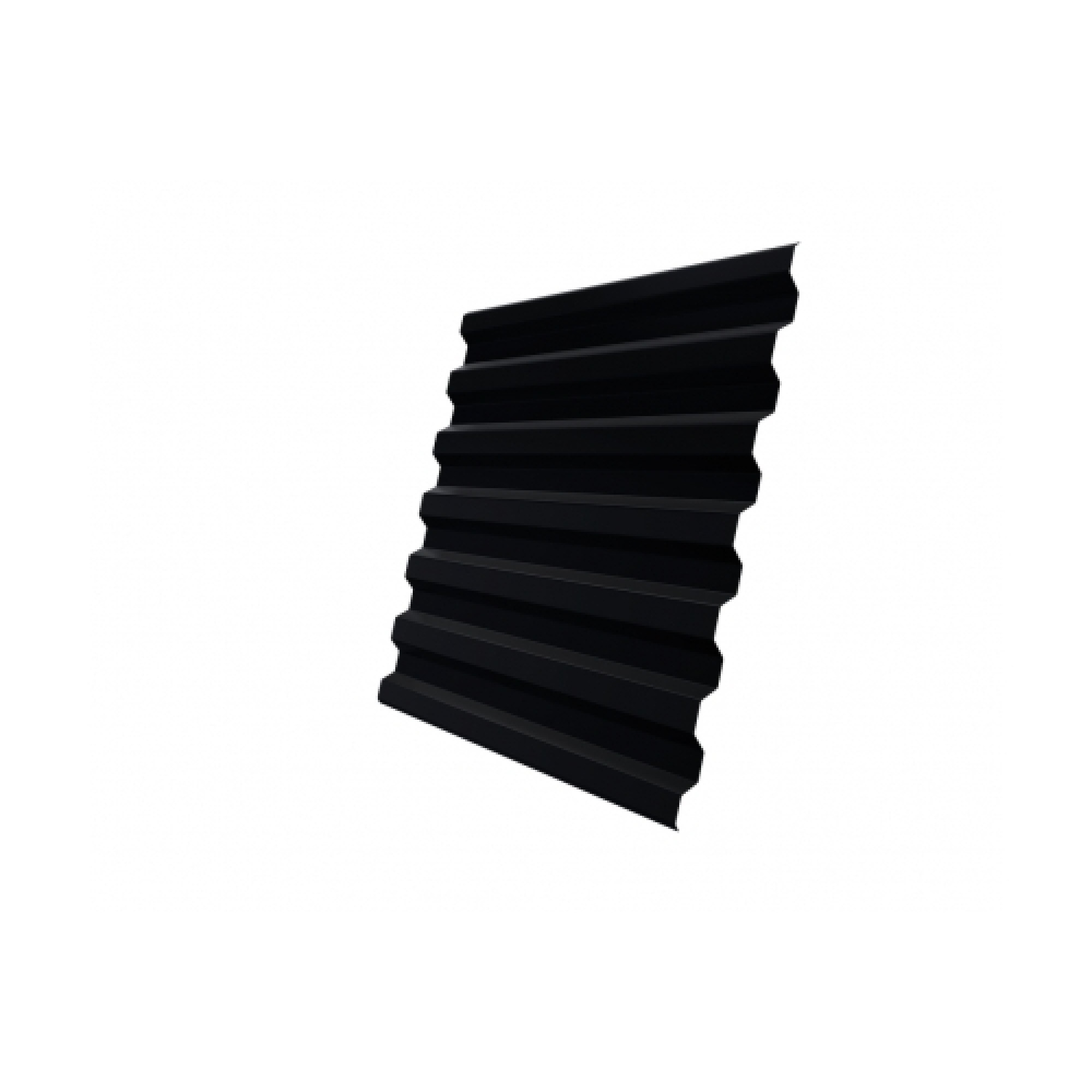 Профнастил С21R Grand Line 0,5 PurLite Matt RAL 9005 черный