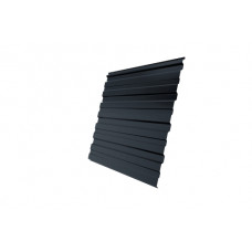 Профнастил С10R 0,5 Satin Matt RAL 7024 мокрый асфальт