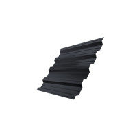 Профнастил HC44R Grand Line 0,5 PurPro Matt 275 RAL 7024 мокрый асфальт