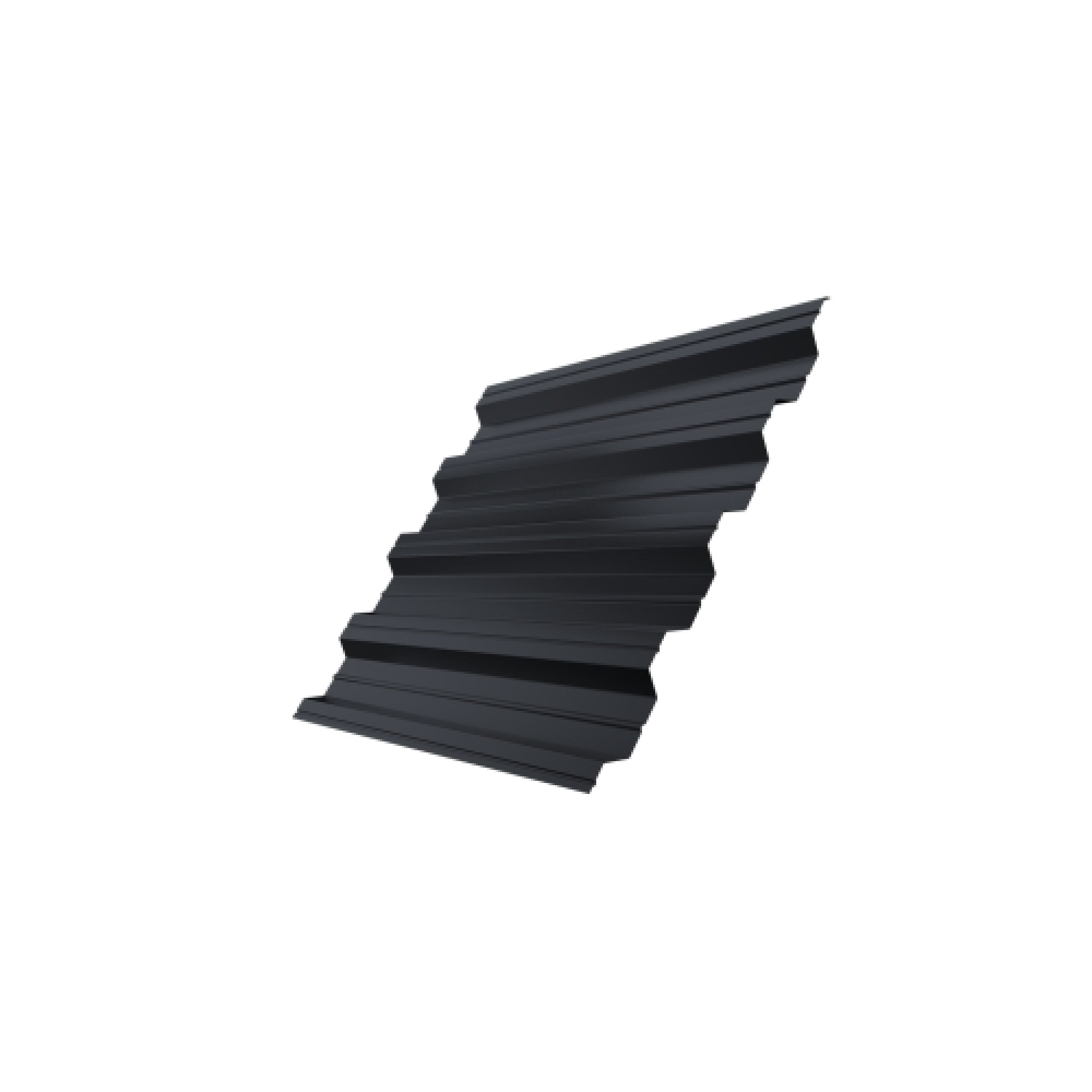 Профнастил HC44R 0,5 Satin RAL 7024 мокрый асфальт