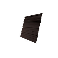 Профнастил С10R 0,5 Satin Matt RR 32 темно-коричневый