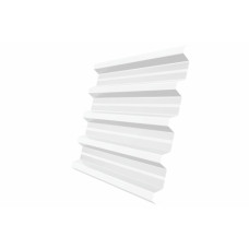 Профнастил H60R 0,5 Satin RAL 9003 сигнальный белый