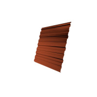 Профнастил С10R Grand Line 0,5 Velur RAL 8004 терракота