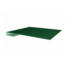 Планка завершающая 0,5 Satin с пленкой RAL 6005 зеленый мох
