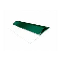 Планка стартово-финишная (Блок-хаус, Экобрус) 0,5 Satin с пленкой RAL 6005 зеленый мох