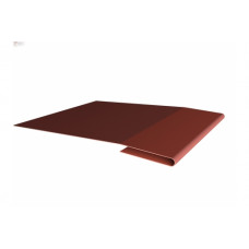 Планка начальная 0,5 Satin с пленкой RAL 8004 терракота