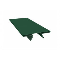Планка стыковочная составная верхняя 0,5 Satin с пленкой RAL 6005 зеленый мох
